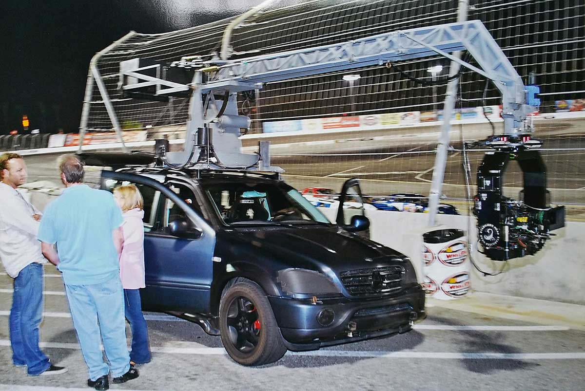 Nancy Cartwright filming at SpeedSchoolX