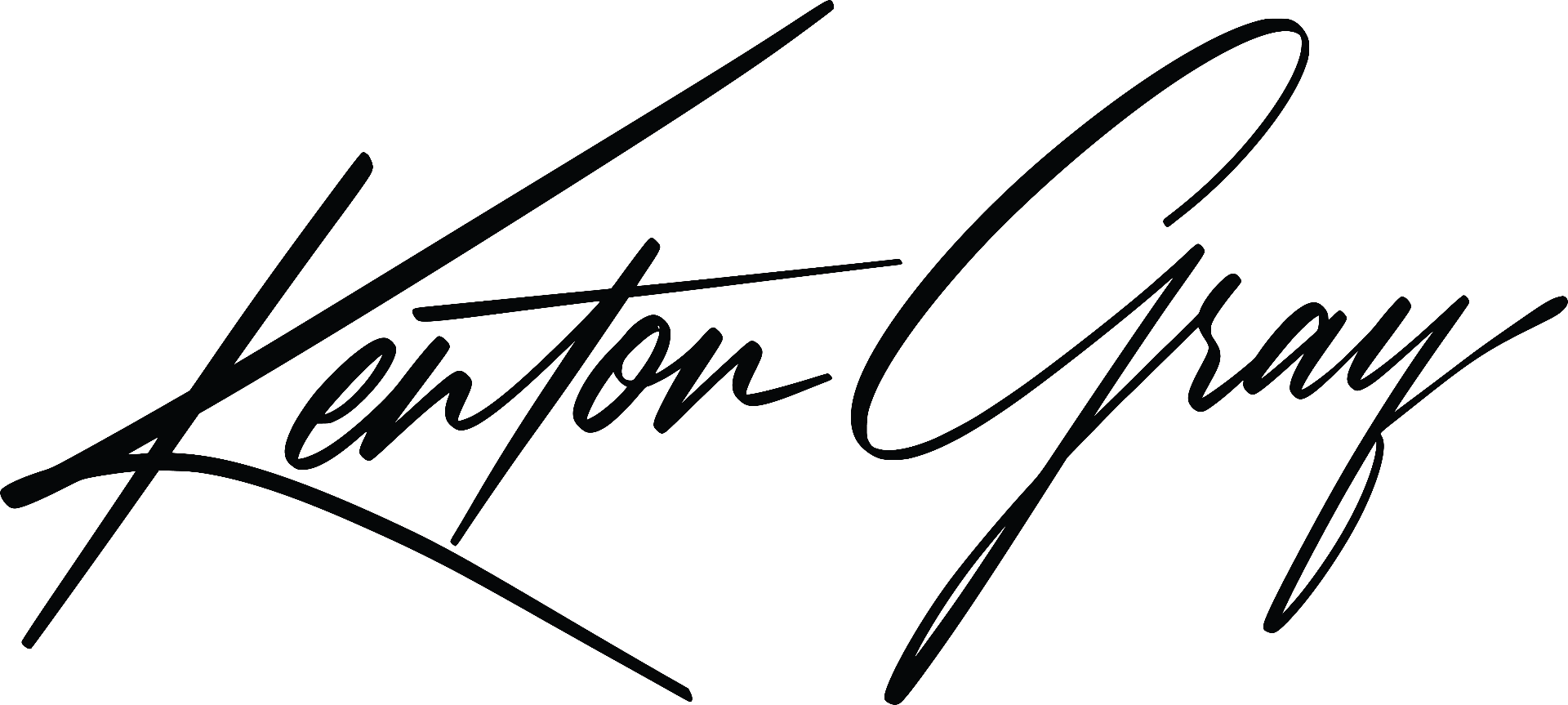 Kenton Gray handwritten signature - bestselling author and healthcare entrepreneur