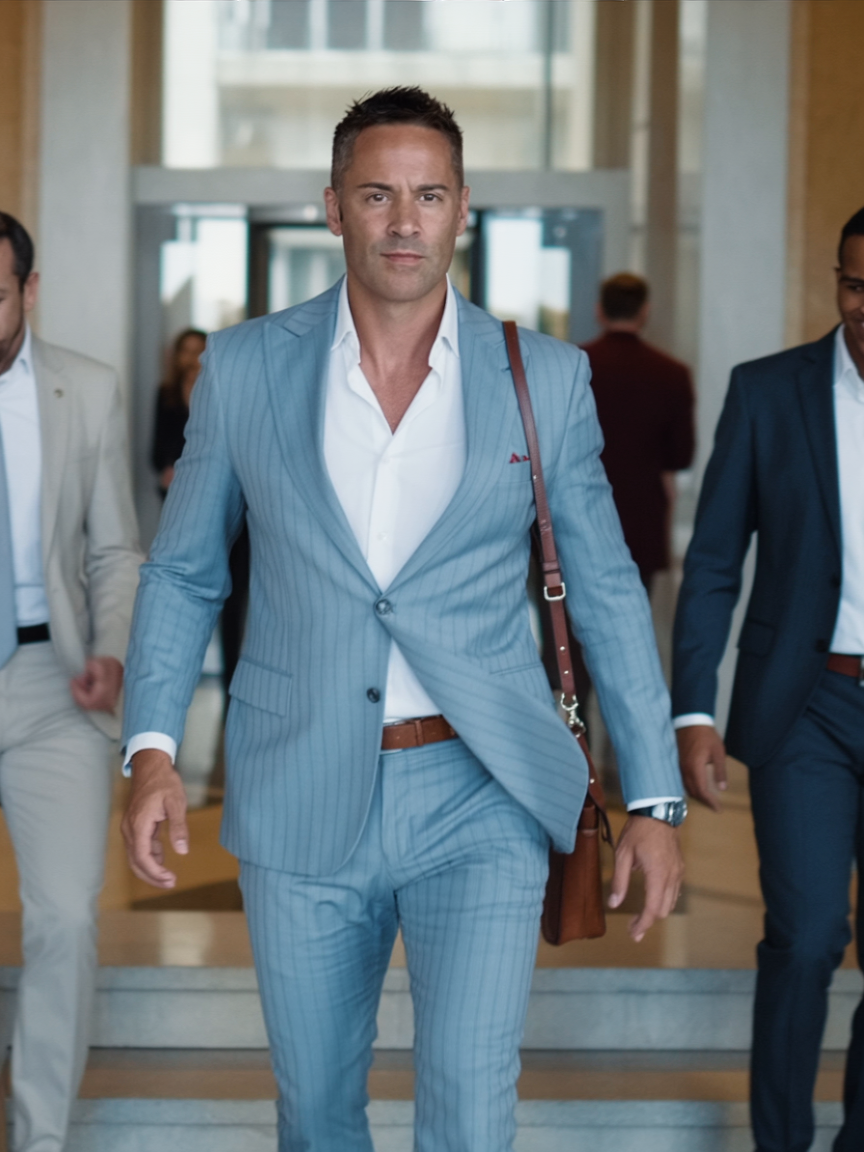 Kenton Gray, CEO of Veracor Group, with business team in corporate lobby