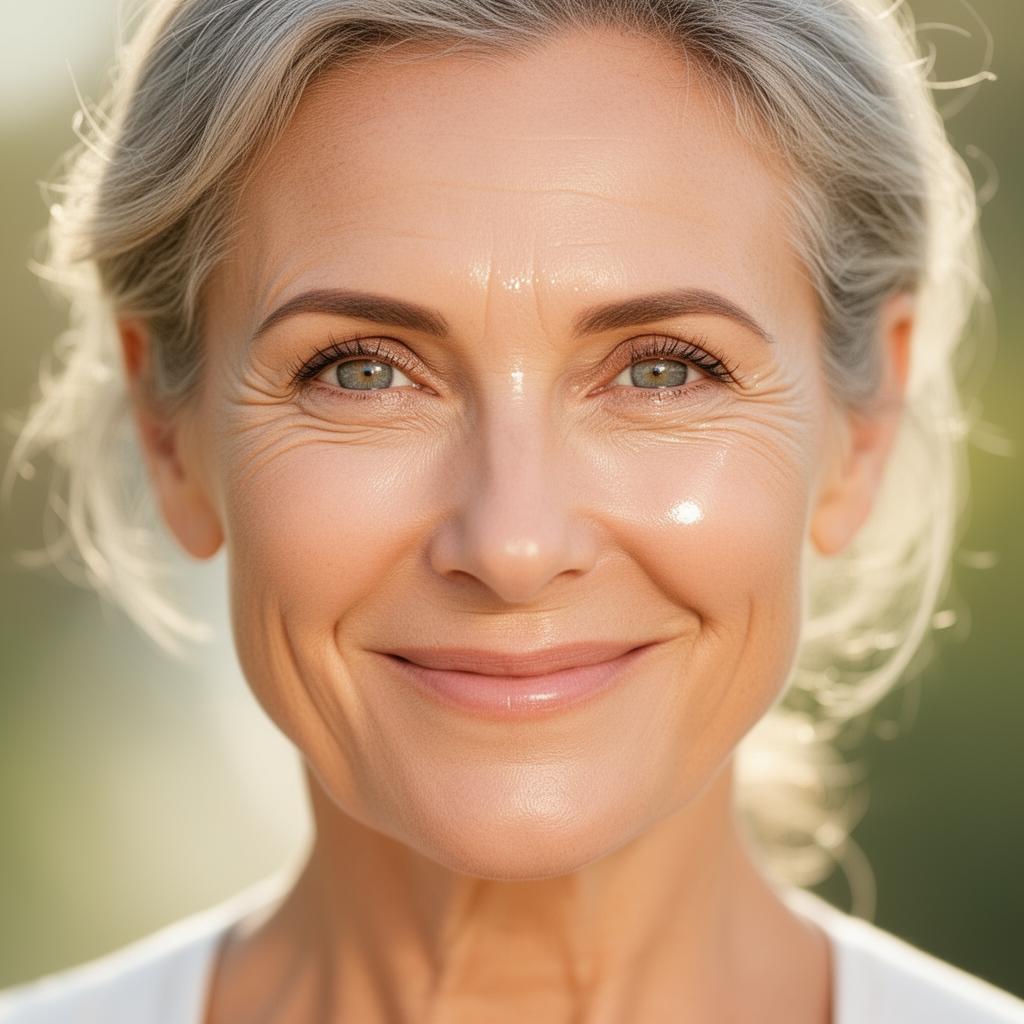 Woman radiating health and vitality after transformation