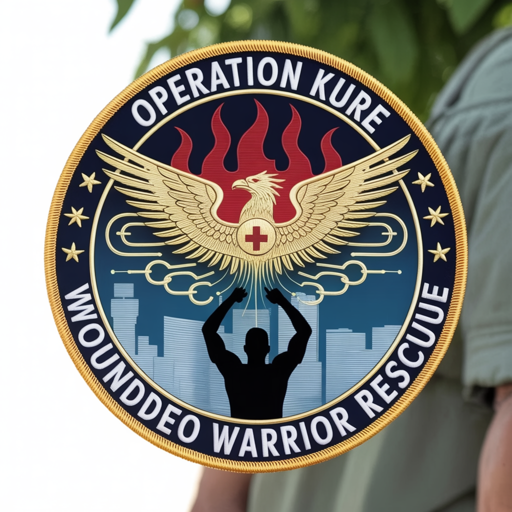 Operation Kure Mission Patch - Restitutio Completus Complete Restoration emblem for veteran healthcare