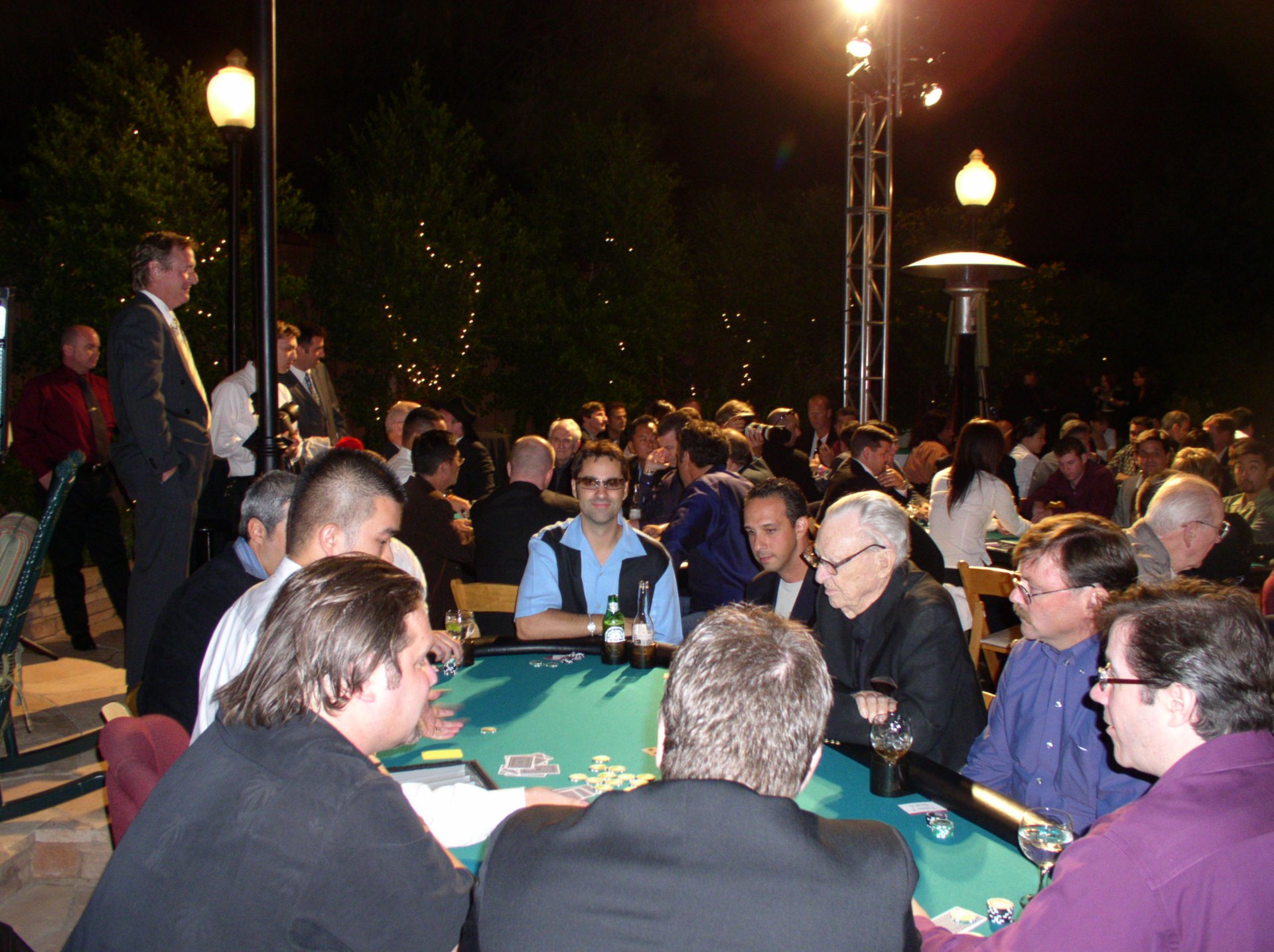Charity poker tournament event