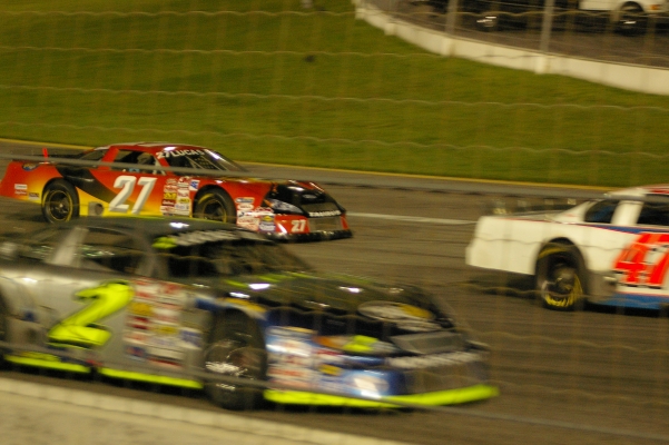 #27 car pack racing with competitors